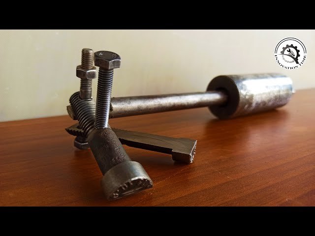 MAKE A BLIND HOLE BEARING PULLER || DIY BEARING PULLER