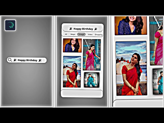 Trending Birthday Video Editing in Alight Motion | Birthday Status Editing Tutorial
