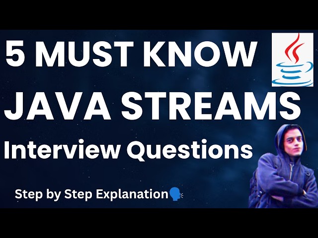5 Java Stream Coding Questions You MUST Know for Interviews 🎏 #java #codinginterviewquestions