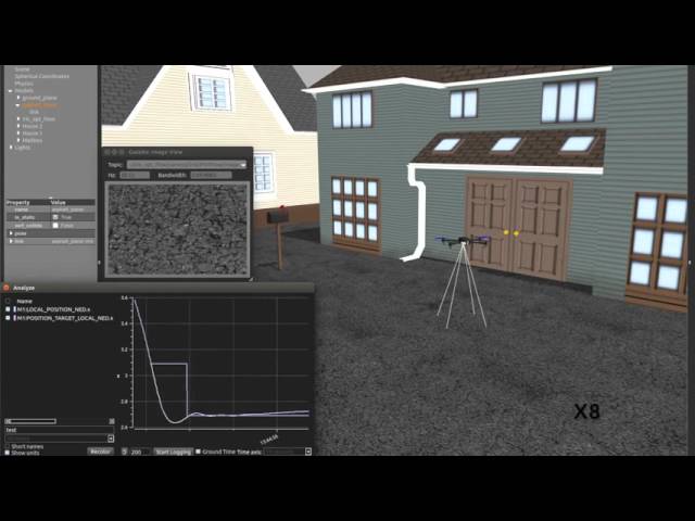 Gazebo Optical Flow Simulation for PX4