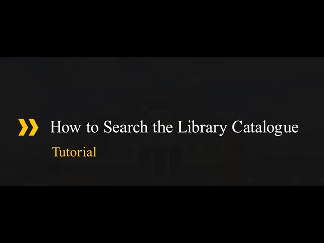 Library Catalogue (AY 2026/2027)
