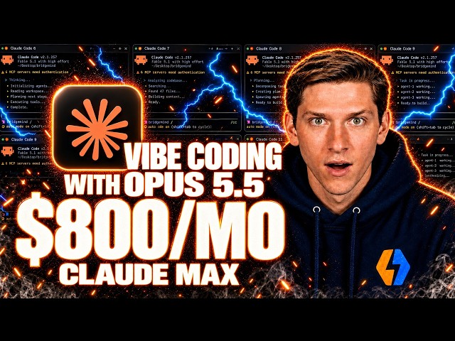Vibe Coding With Claude Opus 5.5 on $800/Month of Claude Max