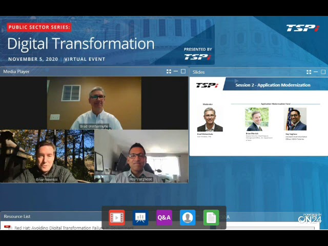 TSPi Public Sector Series - Session 2 App Modernization