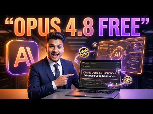 Use Claude Opus 4.8 for FREE 🤯 No Credit Card Required