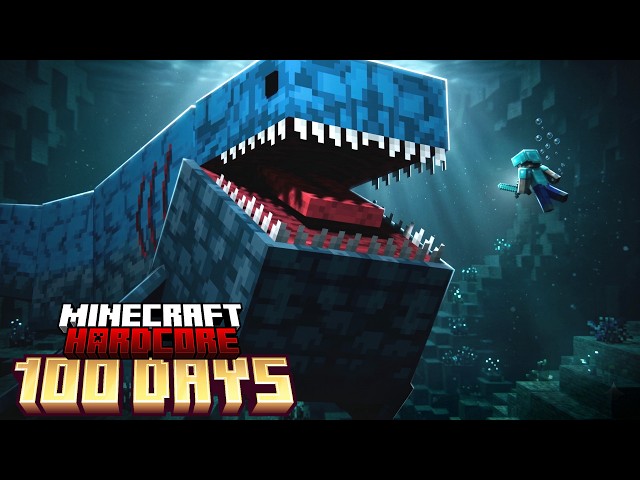 100 Days Surviving UNDERWATER in Hardcore Minecraft