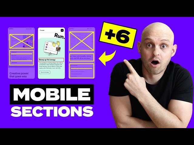 6 Mobile Section Layouts and Examples You Must See