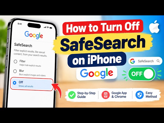 How to Turn Off SafeSearch on iPhone (Google) | Quick & Easy Guide!