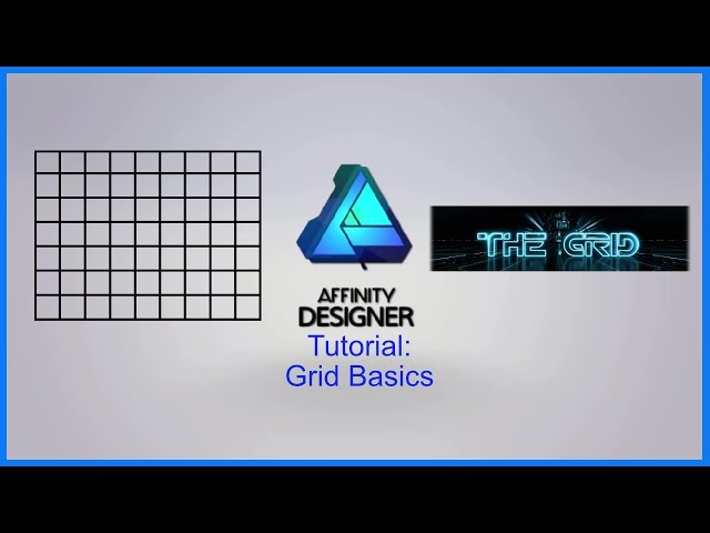 Affinity Designer Tutorial #21-Grid Basics