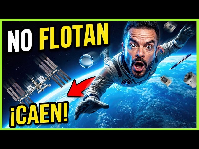 Astronauts are NOT floating: they are FALLING 🤯🌍