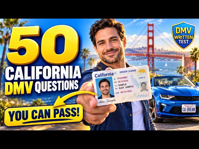 Can You Beat the Clock? 50 California DMV Questions in 7 Seconds Each