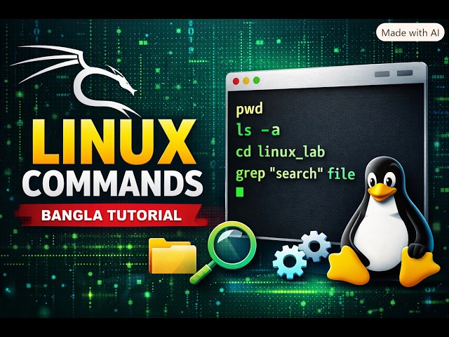 Cyber Defense BD Assignment –01 (new),  30 Linux Commands Explained (Bangla)