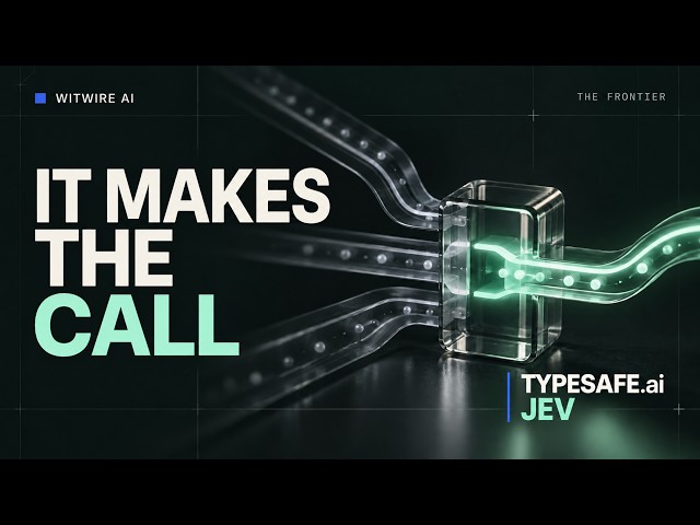 This AI Model Makes Decisions, Not Chat | TypeSafe Jev Explained