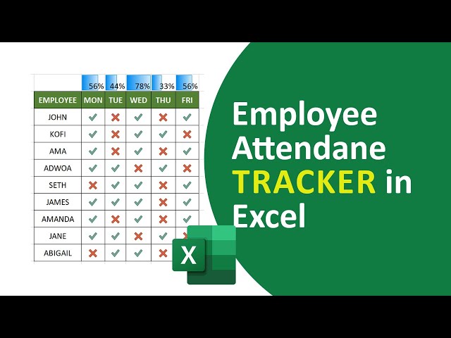 How to Create an Employee Attendance Tracker in Excel