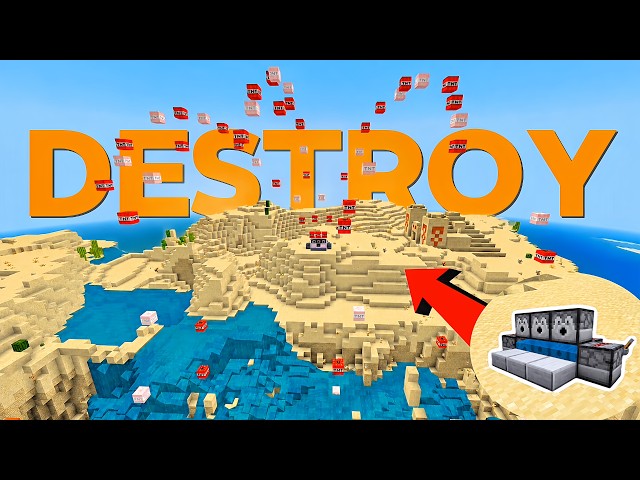 I Built a MULTI TNT CANNON in Minecraft! 💥😱