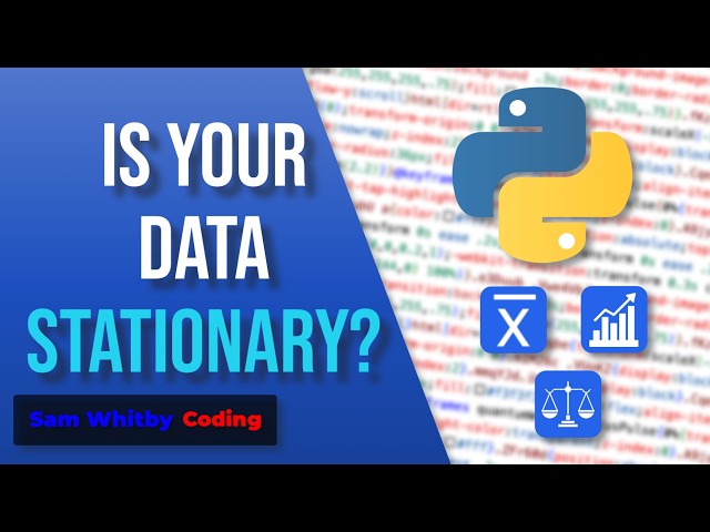 Stationarity Explained Simply | Financial Time Series with Python