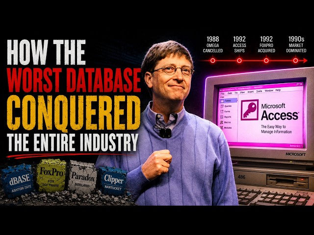 Why Microsoft Access Became The Most Dominant Database Software In the World