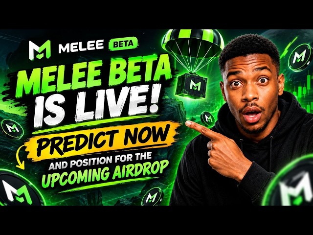 🚨 MELEE BETA IS LIVE! Predict Now & Position for the Upcoming Airdrop #Airdrop #Crypto
