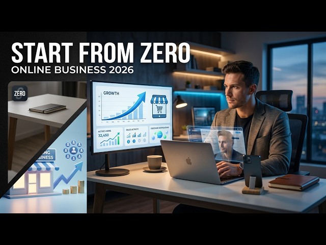 Start an Online Business from Zero in 2026 | Step-by-Step Beginner Guide
