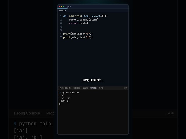 Why does this Python list keep growing? #Shorts