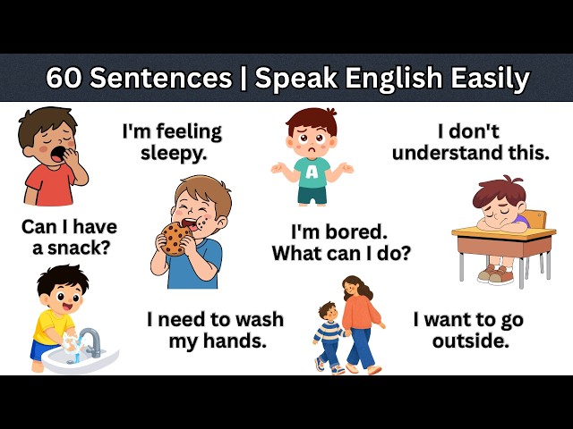 60 Useful English Sentences for Daily Life | English Practice for Beginners | Easy English Practice