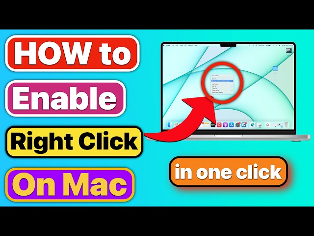 How to Enable Right Click on Mac? Enable Right Click on MacBook TrackPad