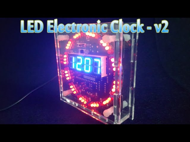 [Tutorial] How To Assembling LED Electronic Clock - v2