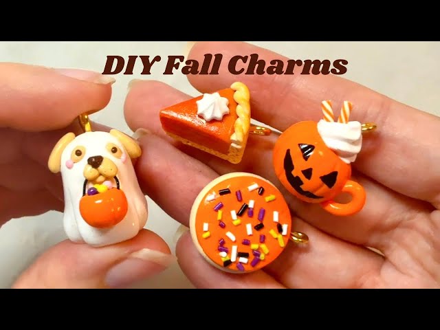 Cute Polymer Clay Charms to Make for Fall! (Full Tutorial) 