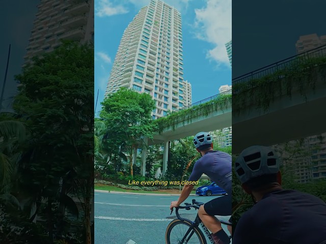 Cycling to a $100 Billion failed Ghost City #cycling #shorts