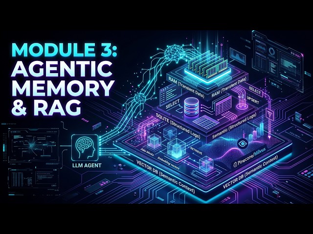 Autonomous AI Agents Masterclass: Module 3 — Memory, RAG & Long-Horizon Execution