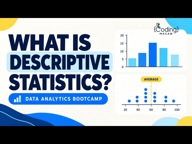 Descriptive Statistics Explained: Pandas, NumPy & Python Tutorial | Coding Macaw