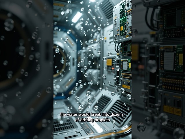 How Astronauts Drink Water in Space (No Gravity!)