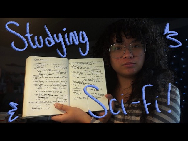 learning more about science fiction with  @Reedsy   // writing vlog!