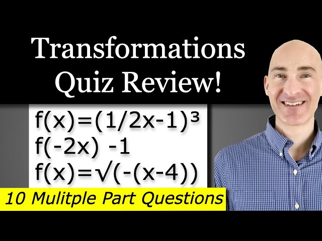 PreCalc Quiz Review | How to Do Transformations of Parent Functions