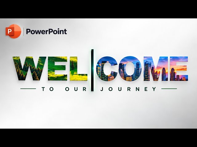 Motion Change Animation design in PowerPoint | Welcome Text Animation | 