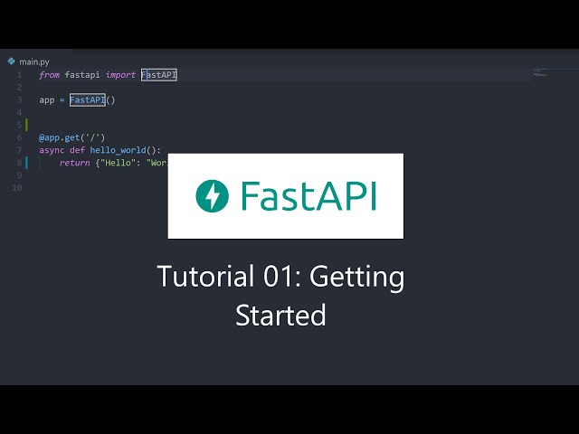 FastAPI Series | Tutorial 01 (Getting Started)