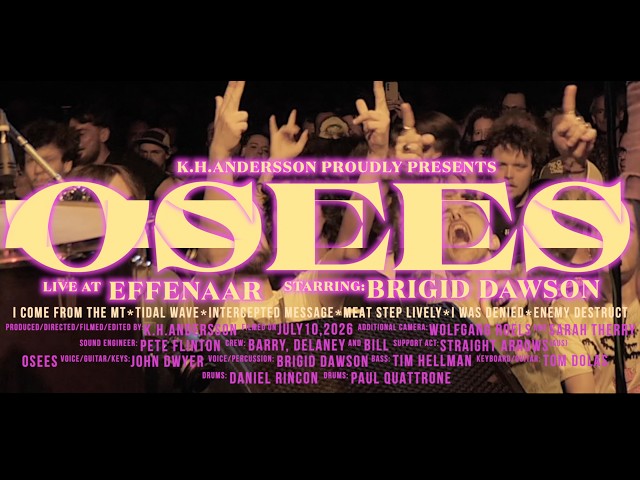 OSEES, Six songs live at Effenaar