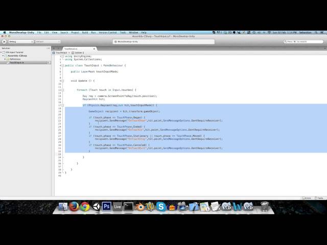 Unity Touchscreen Input Tutorial
