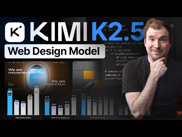 Web design just got easier using the Kimi K2.5 Open AI Model
