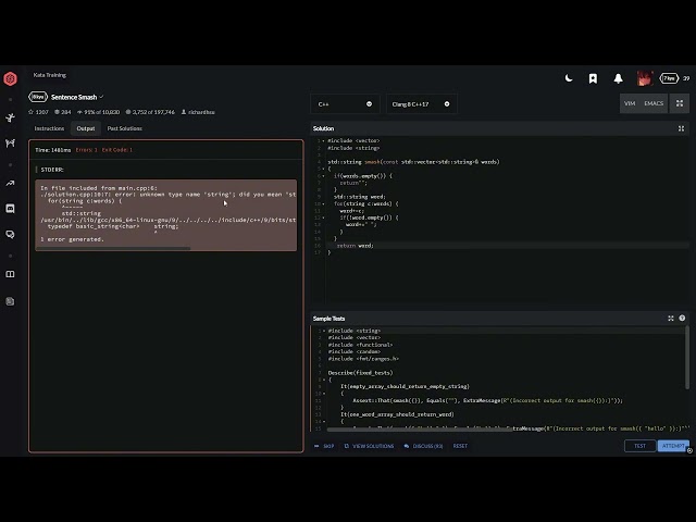 Clean Code  #1 Practice Array to Sentence Transformation