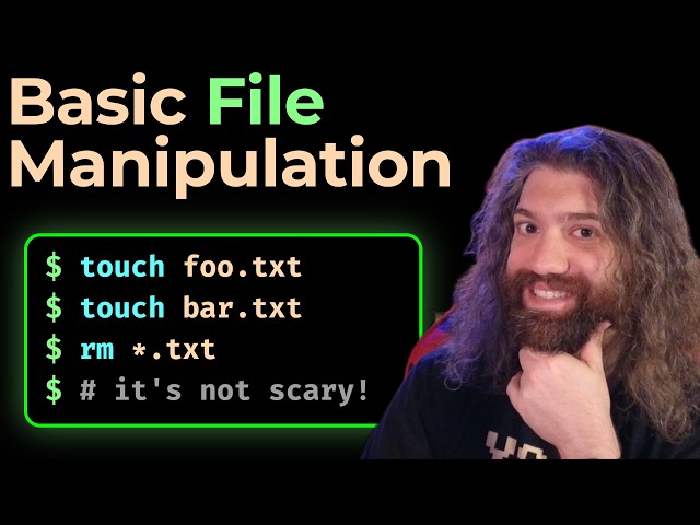 Basic File Manipulation on the Terminal - Bash Scripting Course (pt3)