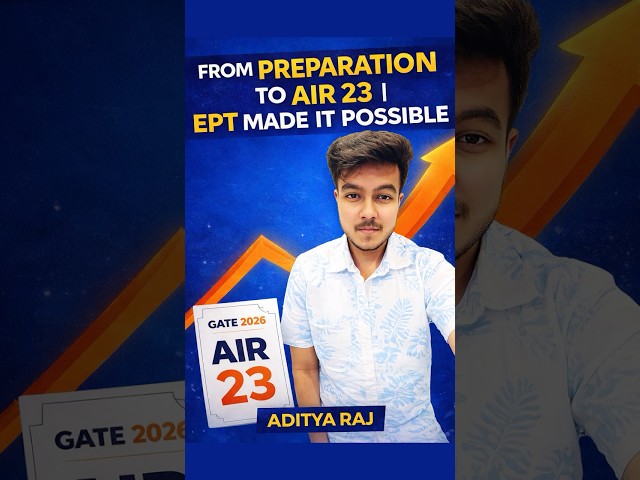 How EPT Helped Me Crack GATE DA with AIR 23 💥