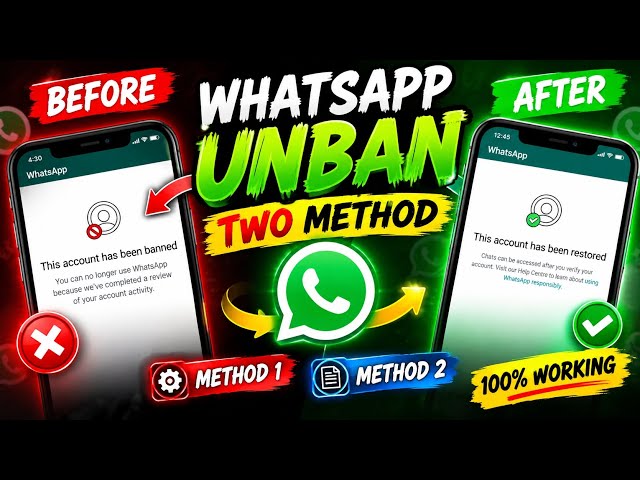 2 METHOD FOR UNBAN WHATSAPP NUMBER IN 2026 😘