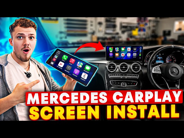 Mercedes C-Class W205 CarPlay Screen Installation | Full Step-by-Step Guide