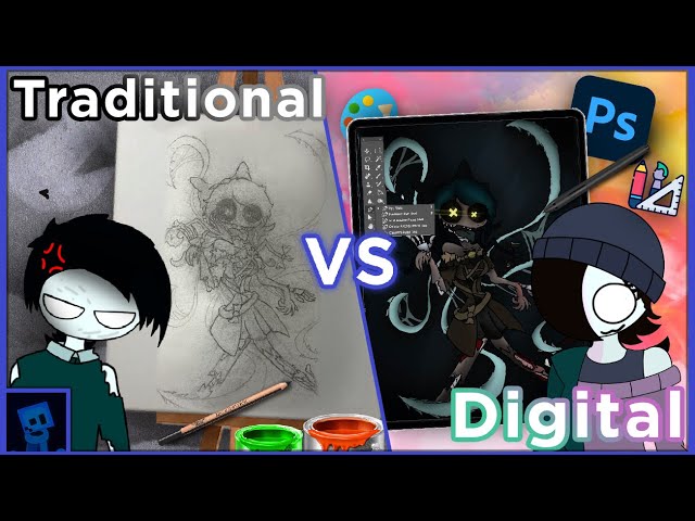 Why can't I draw digitally? [Traditional VS Digital art, which is easier?]