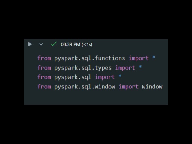 #pyspark #packages for data Bricks