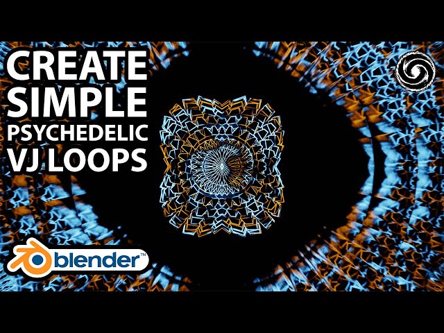 Create Trippy Psytrance Visuals In Blender 2.9 - Evee Psychedelic Animation Tutorial