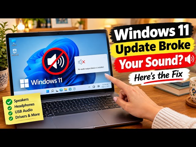 Windows 11 Update Broke Your Sound? Fix It Easily