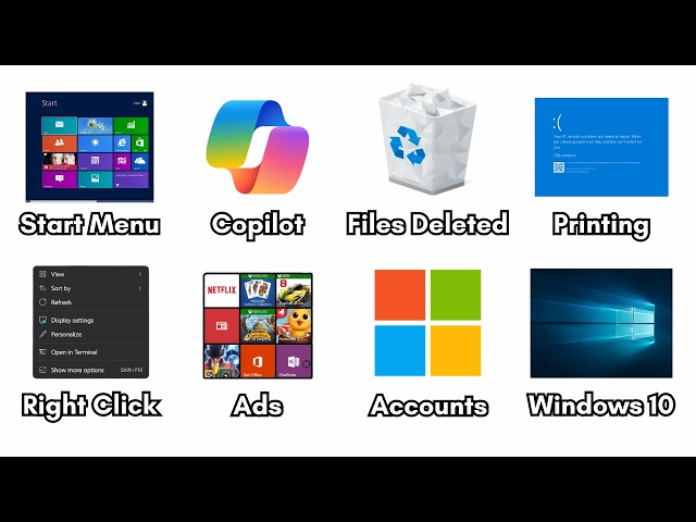 Every Major Windows F*ckup Explained in 8 Minutes
