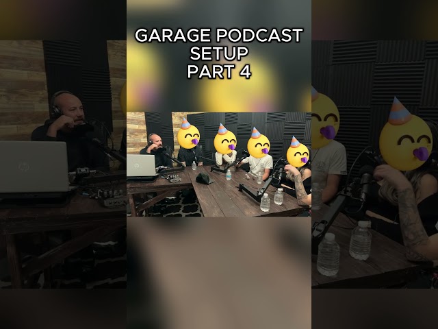 🎧🎤Part 4- My Garage Podcast Studio