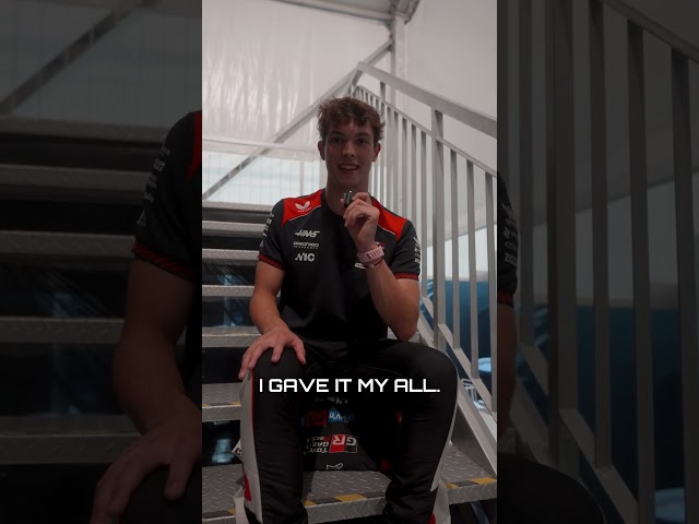 Ollie on his Sprint in Singapore #f1 #haasf1